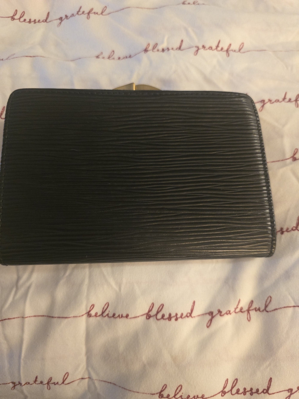 Louis Vuitton Black Mini Epi Wallet - Picture 5 of 15